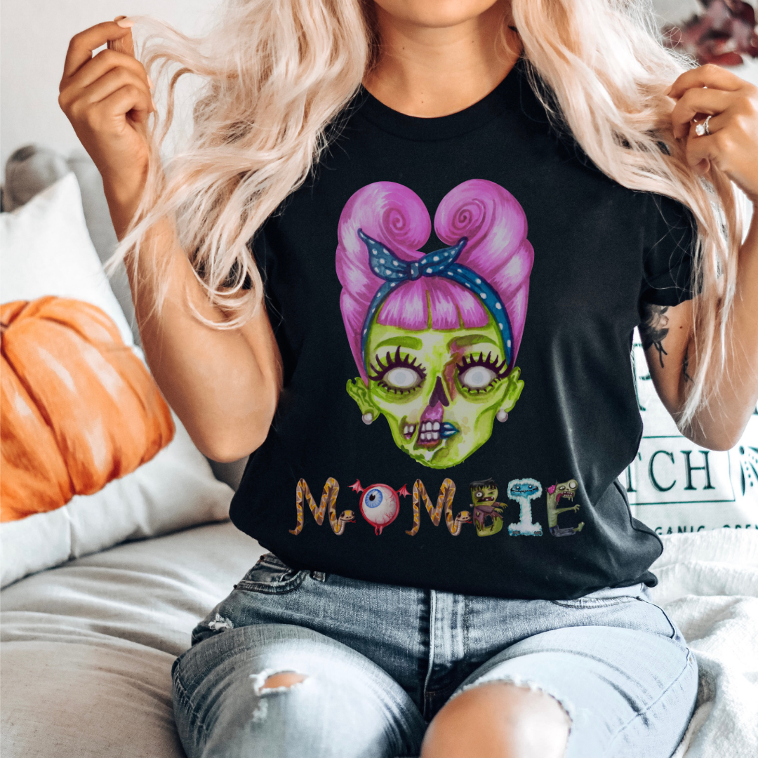 Mombie Shirt, Funny Mom Shirt, Momster Shirt, Dead Tired Mom Club, Zombie Mom T-Shirt, Funny Halloween Gift, Mom Life Shirt