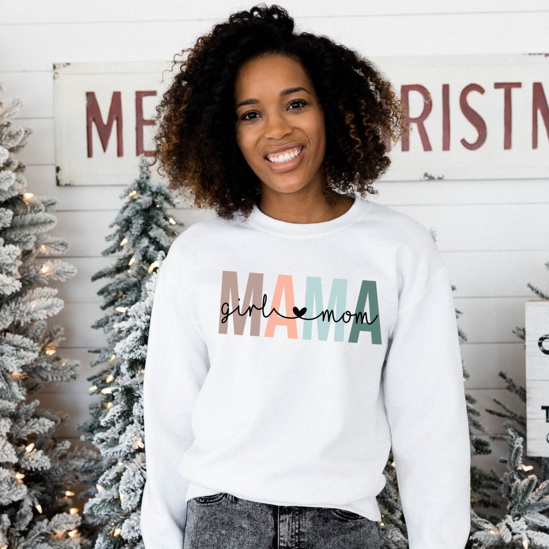 Girl Mom Sweatshirt Wildflower Clothing Co