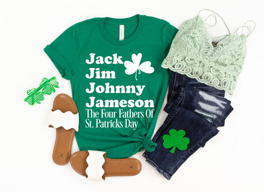 Four Fathers of St Patricks Day, St Patricks Day Shirt Women, St Patricks Day, St Pattys Day shirt women, Drinking Shirt, Let's Day Drink