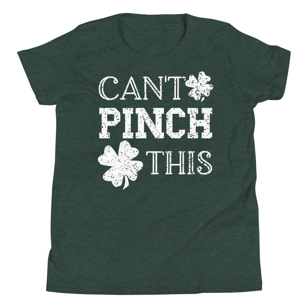 Cant Pinch This Kids Shirt, St Patrick’s Day Shirt Kids, St Patricks Tee, Funny Shirt for Kids, I Pinch Back Shirt, Green Shirt for Boys