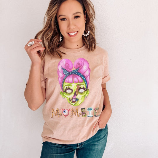 Mombie Shirt, Funny Mom Shirt, Momster Shirt, Dead Tired Mom Club, Zombie Mom T-Shirt, Funny Halloween Gift, Mom Life Shirt