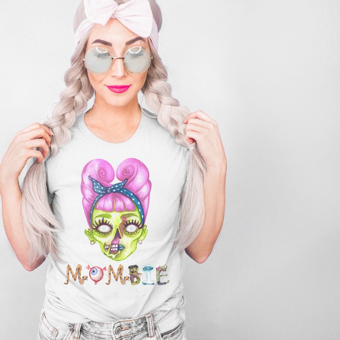 Mombie Shirt, Funny Mom Shirt, Momster Shirt, Dead Tired Mom Club, Zombie Mom T-Shirt, Funny Halloween Gift, Mom Life Shirt