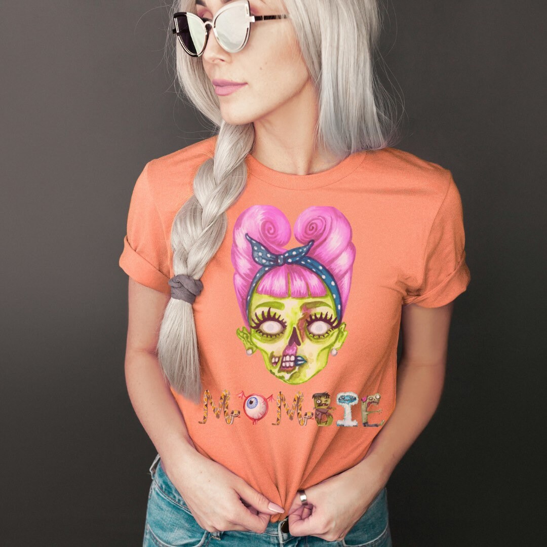 Mombie Shirt, Funny Mom Shirt, Momster Shirt, Dead Tired Mom Club, Zombie Mom T-Shirt, Funny Halloween Gift, Mom Life Shirt
