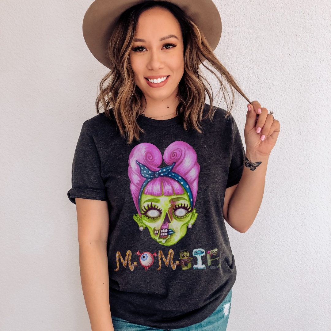 Mombie Shirt, Funny Mom Shirt, Momster Shirt, Dead Tired Mom Club, Zombie Mom T-Shirt, Funny Halloween Gift, Mom Life Shirt