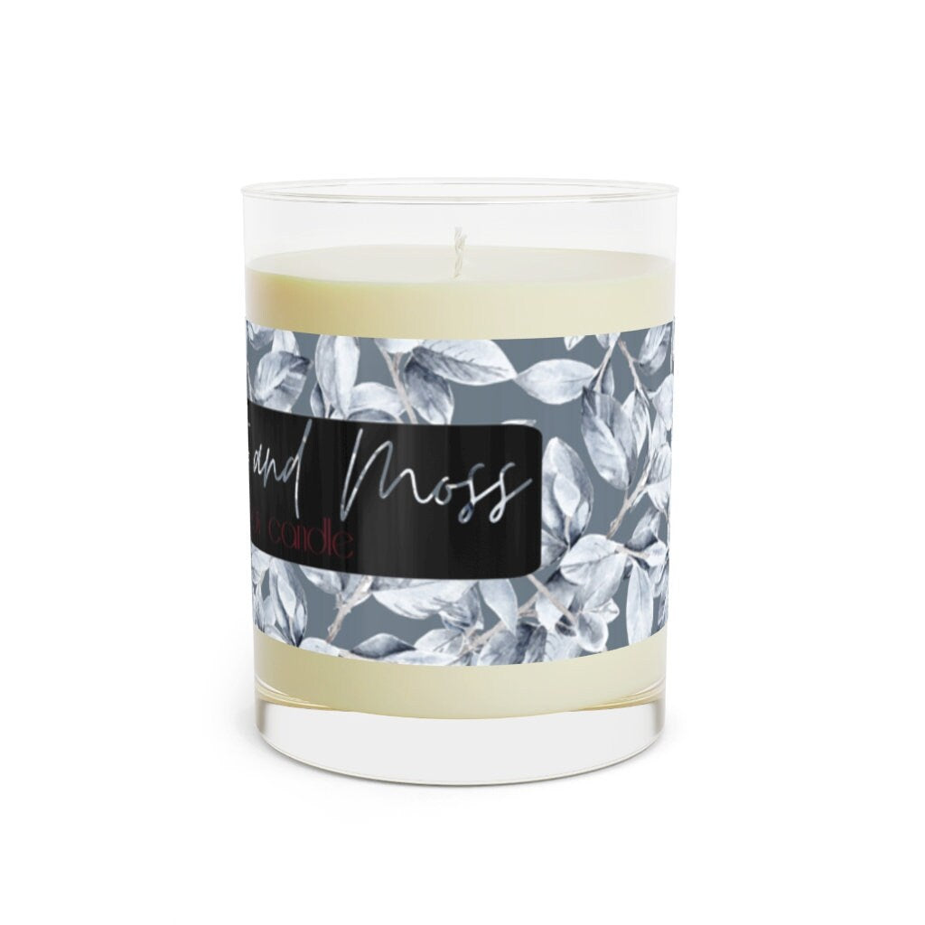 Fall Candle, Ocean Mist and Moss Scented Candle, 11 oz Candle, Winter Candle, Fall Decor, Autumn Candle, Housewarming Gift, Dye Free