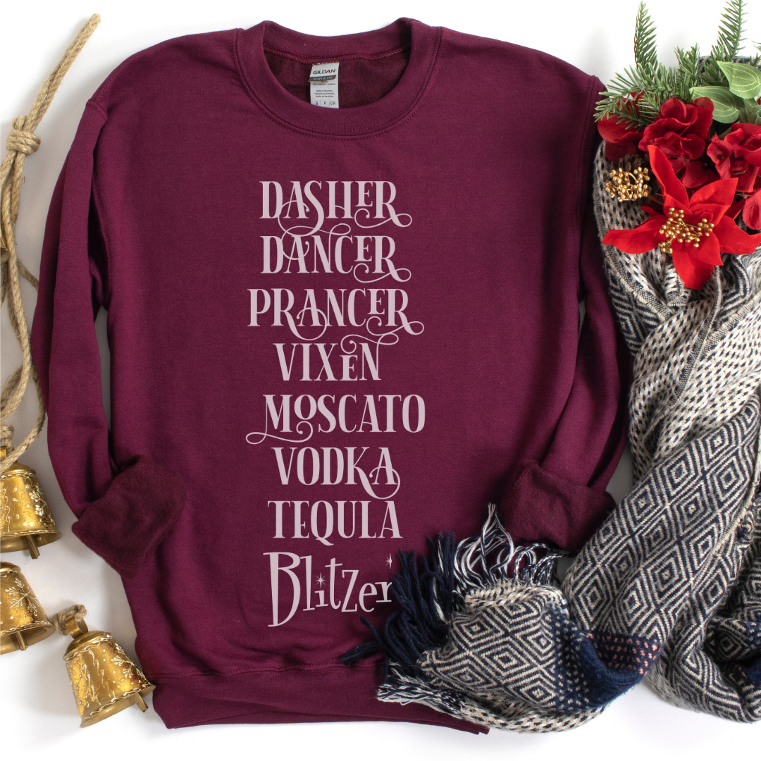 Boozy Reindeers Sweatshirt